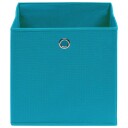 vidaXL Oppbevaringsbokser 10 stk babyblå 32x32x32 cm stoff