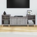 vidaXL TV-benk grå sonoma 160x35x55 cm konstruert tre