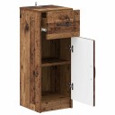 vidaXL Baderom Oppbevaringsskap UTRECHT Gammelt tre 30 x 31 x 77 cm
