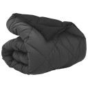 vidaXL Vinter Dynen Svart og Anthracite 155 x 220 cm Mikrofiber