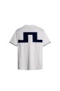 J. Lindeberg Matheo Knit Golf Polo   White   S
