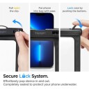 Spigen A601 Vanntett Mobildeksel 2-pk Svart