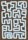 Abstract Winding Maze Plakat / 21x30