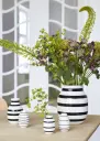 Omaggio vase miniatyr 3-pakk Svart H 8 cm