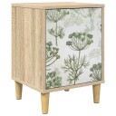 vidaXL Nattbordskap GOTHA Sonoma eik 36 x 33 x 50 cm Konstruert tre