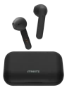 STREETZ True Wireless Stereo headset med ladeenhet - Svart