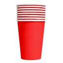 Globos Europe Pappkopper Røde 8-pakning 4040