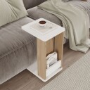 Solven Sidebord 32x42x55 cm - Eik og hvit