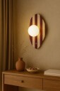Javoren vegglampe 10 cm - Beige, Hvit, Rød