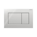 Geberit Sigma01 Firkantet Betjeningsplate Svart