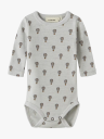 Lil"Atelier Nbmnoel Nor Wool Ls Slim Body Lil   Grey   74