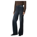 Lois palazzo donatella mid rise wide fit jeans svart