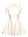 Bardot Zephyra Collar Mini Dress   White   40