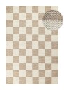 Ullteppe   Dundee beige/hvit Størrelse: 80 x 150 cm