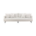 Venture Home Sofia sofa 3 seter fløyel beige. 1666907-01-0 1666907-02-0