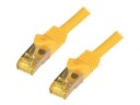 M-Cab Koblingskabel Rj-45 Hann Til Rj-45 Hann 2 M Sftp Pimf Cat 7 Halogenfri Formstøpt Uten Hindringer Gul