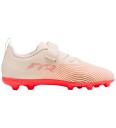 Puma Fotballsko   Future 9 Play FG/AG RB Jr   Sukkersmandel   Puma   32   Fotballsko Beige Hvit Rød