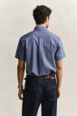 GANT Reg Classic Oxford Ss Shirt - Blue - L