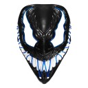 Original Cup El Wire Djevel Blå LED Maske One size DEVIL-BLUE