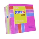Stick"n Neonkube 76x76 400 Blad Rosa