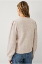 Ellos Collection   Kardigan med puffermer   Beige