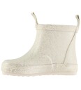 Bundgaard Gummistøvler - Tåkete Ivory Sparkle - Barfot - Beige - Bundgaard - 23 - Gummistøvler Sølv