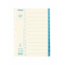 Pappersregister JOPA A4 1-12 vit/blå