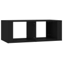  Salongbord svart 100x50x36 cm konstruert tre 8720845666866