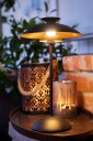 Elie Sort bordlampe 2W IP44   Oppladbar