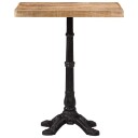 vidaXL Bistrobord 60x60x77 cm grovt mangotre