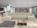 Taberk Large 6 seters U sofa med Divan Høyre  