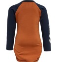 Hummel Body I/e HmlCæsar Sierra Navy Hummel 74 Langermet Body Blå Brun