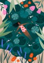 Wild Swimming Poster Plakat / 50x70cm