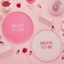 Club Green Hootyballoon Papptallerkener Bride to Be rosa 8-pakning HBTK103