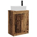  Badmøbel med vask Gammelt tre 54 x 35 x 83 cm Konstruert tre