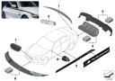 BMW Originaldeler Grill venstre
BMW Performance 51712165539