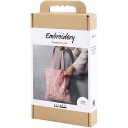 Craft Kit Embroidery Tote bag soft rose 977861