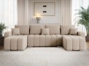 Zulueta 4 seters sovesofa med dobbel divan   beige
