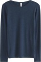 Lindex Long Sleeve Top In Merino Wool   DARK BLUE   S