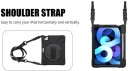 Trolsk Støtsikkert Deksel med Håndfeste, Stropp og Stativfunksjon iPad Pro 11/Air 11/Air 4/Air 5 Svart