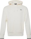 Fred Perry Tipped Hooded Sweatshirt   ECRU   XS