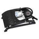 PCL fotpumpe med 2 sylindre og manometer
