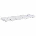  Vegghylle Hvit marmor 90 x 23,5 x 4 cm Konstruert tre