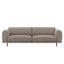 Muuto Rest Sofa 3 seters metallbase med peis 6/svart