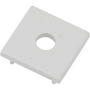 Ansell Lighting endestykke med hull 26,5x46,5 mm hvit