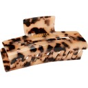 Lenoites Premium Eco-Friendly Hair Claw Nude Leopard