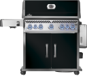 Rogue PRO-S 625 svart gassgrill med infrarød sidebrenner