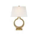 Ring Form bordslampa antik mässing L