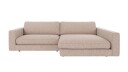 Rowico Home Duncan 3 seters sofa med sjeselong H Lys beige Alice 1 258 x 150 x 78 cm Beige