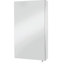 HeFe Anton enkelt Speilskap 30x55 cm, Rustfritt stål